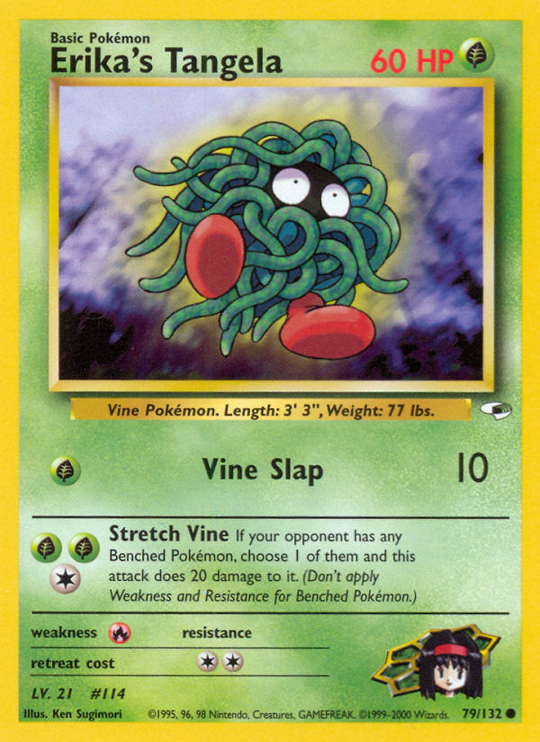 Gym Heroes Erika's Tangela #79/132 unlimited